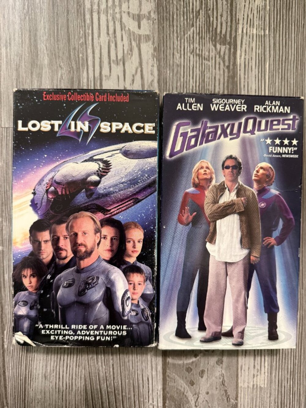 Sci-Fi VHS Lot | Galaxy Quest & Lost In Space | DreamWorks + New Line | 90s Spac - Picture 2 of 4